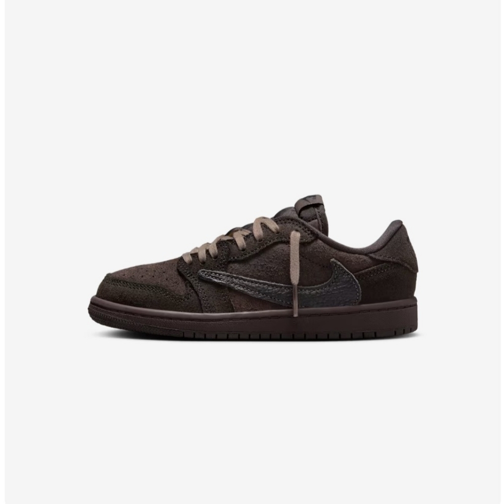 Brand New Travis Scott Jordan 1s- Kids 12C (Mocha, Black Velvet) OG SP PS